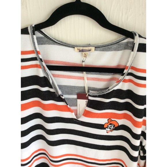 NWT Oklahoma State NCAA, Size L Long Sleeve Womens Top, Ug Apparel Brand - Picture 2 of 6